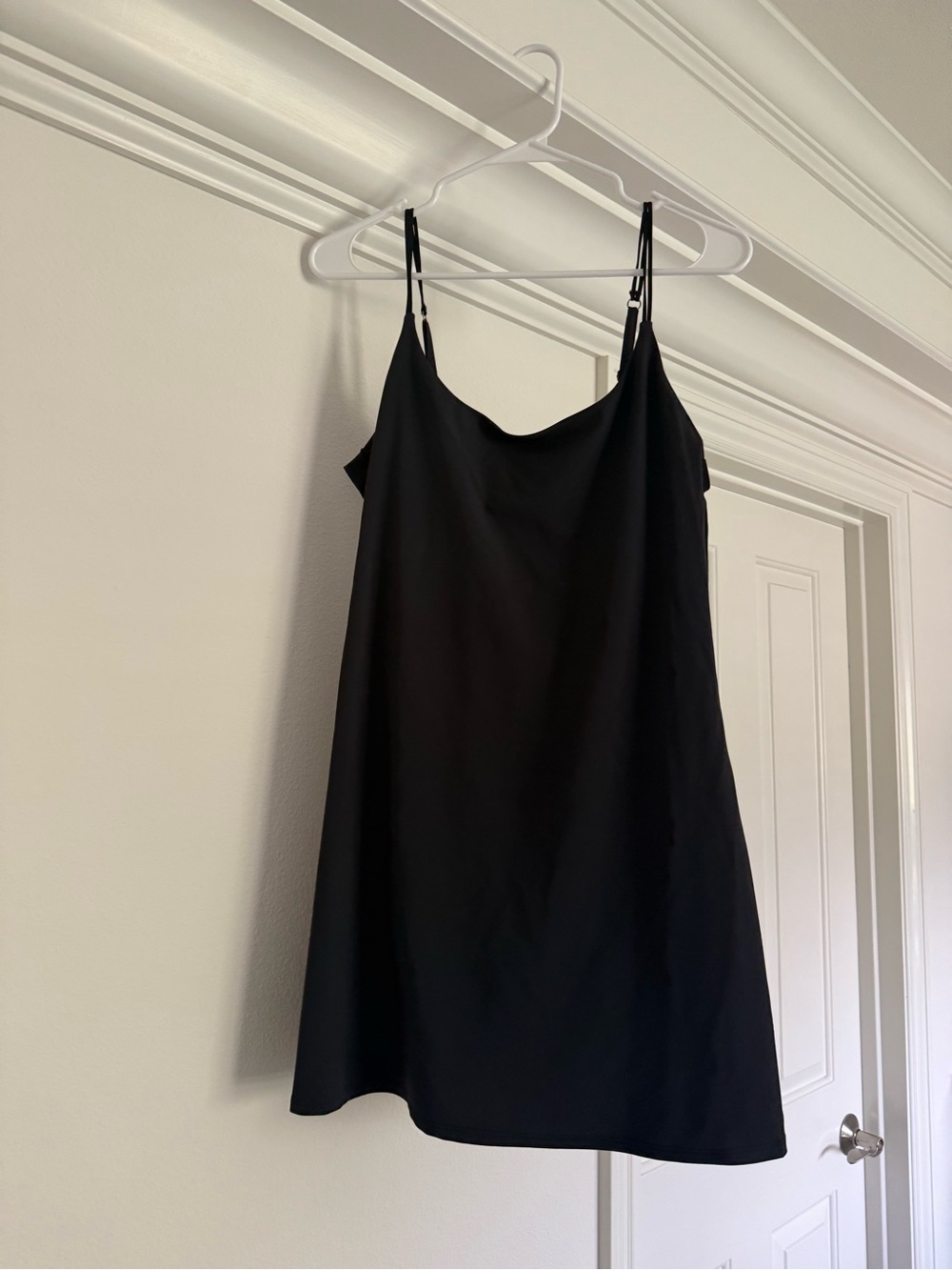 Abercrombie & Fitch Black Tennis Mini Dress with Adjustable Straps